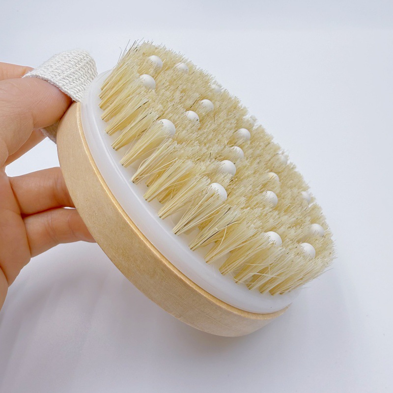 Cepillo de baño explosivo transfronterizo Cepillo de masaje Cepillo de baño Cepillo de baño de mango redondo Nuevo artefacto de baño Cepillo de espalda de frotamiento Necesidades diarias