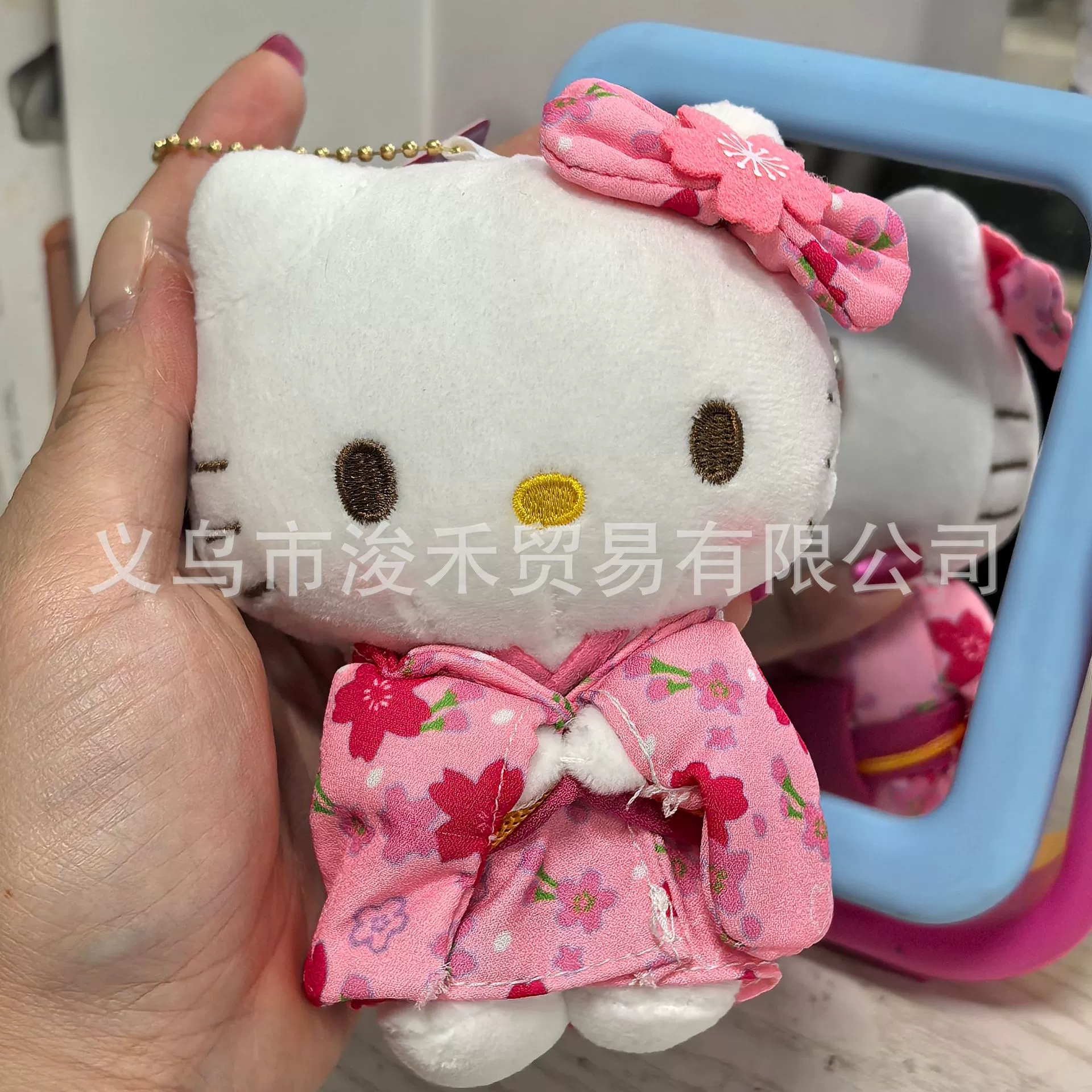Плюшевая подвеска-брелок для ключей (Hello Kitty) симпатичная кукла, мягкая мини-плюша 10+ вариантов дизайна, подарок 0.038 кг