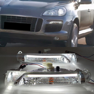 Suitable for Porsche 07-10 Old Cayenne 4.8GTS Front Bumper Light Bumper Turn Signal Daytime Running Light