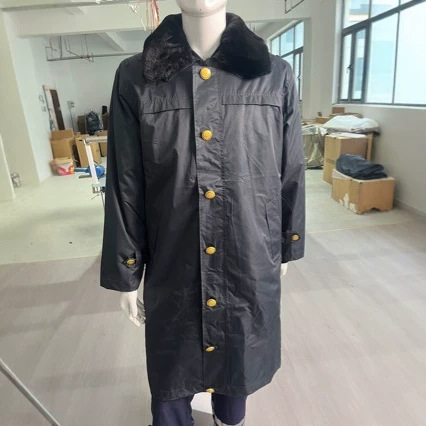 Railway high-speed train commuter cotton coat, long-sleeved cotton winter overcoat for train conductors, unisex uniform, professional attire Railway high-speed train commuter cotton coat, long-sleeved cotton winter overcoat for train conductors, unisex uniform, professional attire