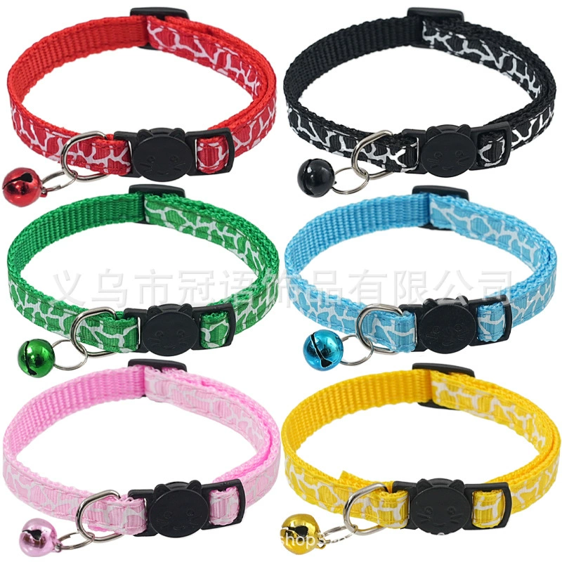 Трансграничные взрывные колокольчики для домашних животных Кошки Голова пряжка 1.0 Наклейте колокольчики для домашних собак ошейники для кошек