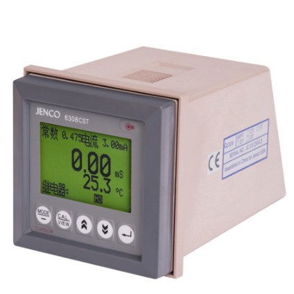 JENCO任氏在线微电脑成套仪表电导率/盐度/温度控制器6308CST型