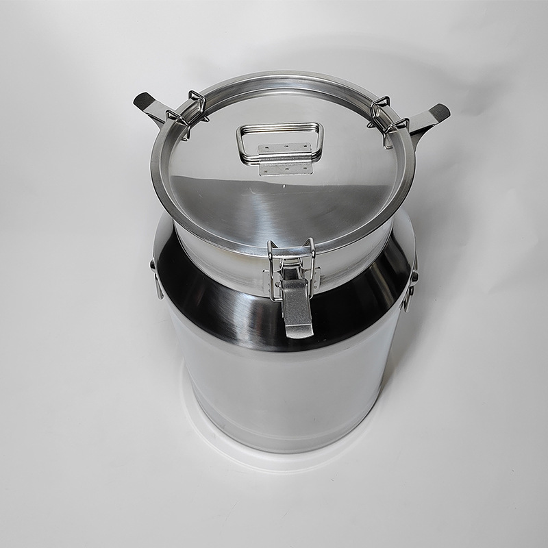 Barriles de acero inoxidable para leche comestible barriles de aceite de maní almacenamiento sellado engrosado de gran capacidad de almacenamiento de té barriles de vino barriles de arroz
