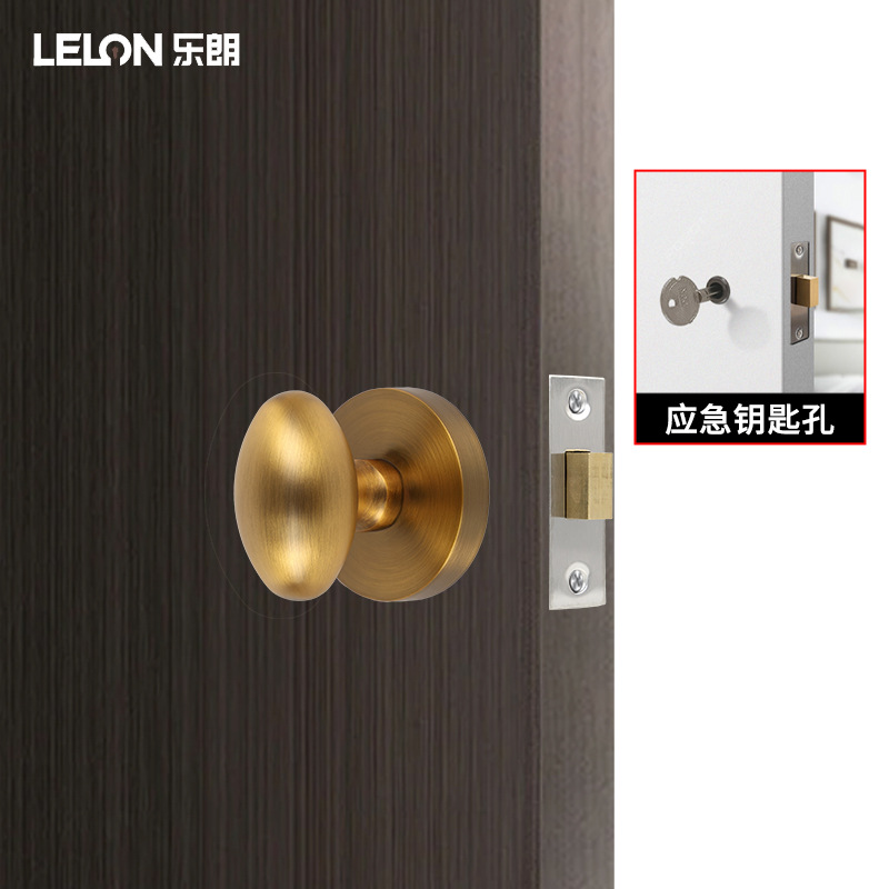 Personalizada puerta oculta simple cerradura unilateral puerta interior sala de estar universal cerradura de huevo de ganso con llave cerradura invisible