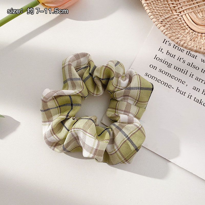 Arco de mariposa encaje intestino anillo de cabello de niña estilo pastoral de alto nivel flor de cabello cuerda de cabello bufandas cuadradas cuerda