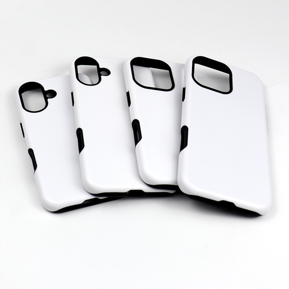 Corea del Sur importó una funda para teléfono móvil 16PM con impresión por transferencia de calor de película dos en uno, acabado mate, para Apple 17Promax con sellado de bordes redondeados.