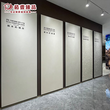 进口规格1000x3000微水泥岩板普la达绿宝格li电视墙岩板石英石