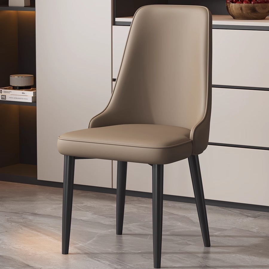 Silla de comedor doméstica moderna silla de comedor simple silla de respaldo silla de mesa de comedor de estilo pequeño silla de hotel de lujo nórdica silla de ocio sen