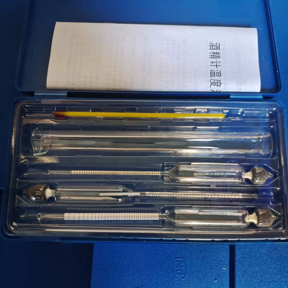 Три комплекта спиртометров (0-40, 40-70, 70-100) спиртомер с измерительным цилиндром для обнаружения содержания спирта