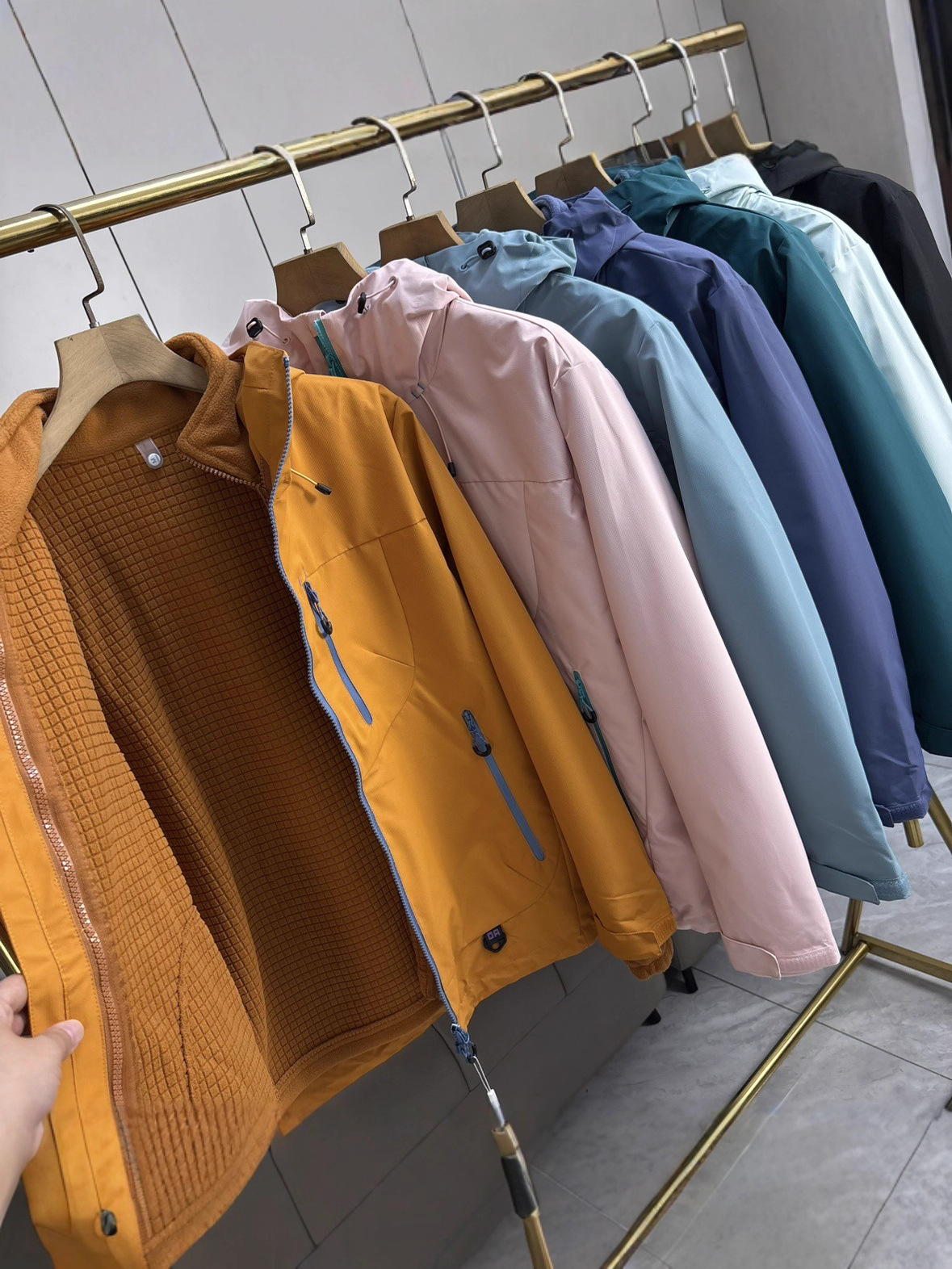 Uniseks Polar Fleece Gödəkçə - Üç Qatlı, Su Keçirməyən