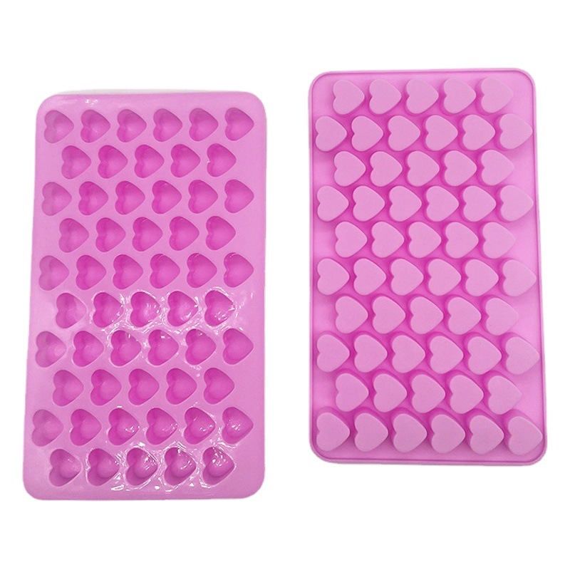 Transfronterizo de 55 piezas amor mini molde de silicona antiadherente chocolate DIY accesorios para pasteles molde de pastel de silicona