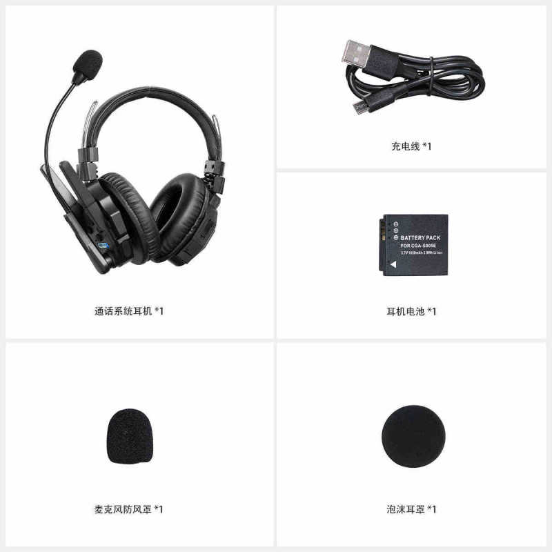 SYNCO Fengke Xtalk MAX ノイズリダクション ワイヤレス ディレクター コール システム ヘッドセット コール システム 全二重インターホン|undefined