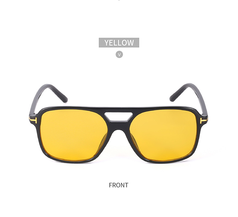 Korean Fashion New Style Big Frame Retro Box Frog Sunglasses display picture 9