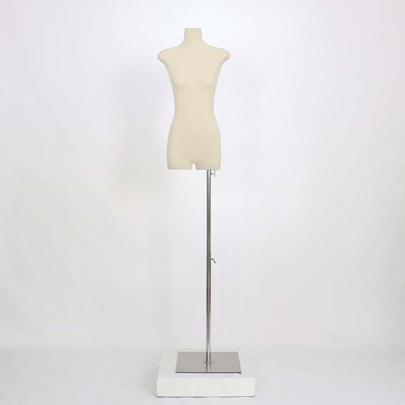 Mejorada modelo plano accesorios de las mujeres medio cuerpo ventana soporte muñeca tienda de ropa cuerpo modelo soporte de exhibición de cuerpo completo