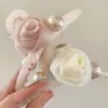 5703 gauze rose pearl grabbing-pink