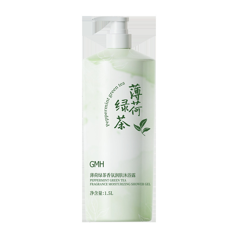 GMH薄荷绿茶沐浴露1200ml深层清洁清爽不油腻夏季学生男女批发|undefined
