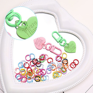 �ֹ�DIY�Ʒ���8mm��ɫ���ٿ����Ȧ�B�ӭhȦ�B�ֹ���Ȧ�_�ڕ�Ȧ