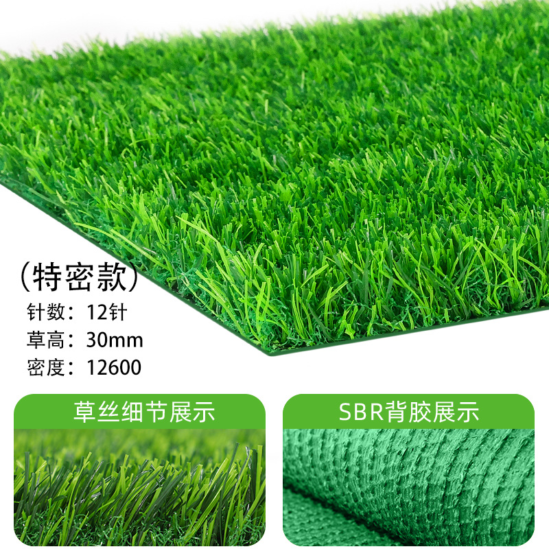 Jardín de infancia de césped falso 3cm de altura de césped al aire libre alfombra de césped artificial patio plástico césped simulación alfombra de césped image 15