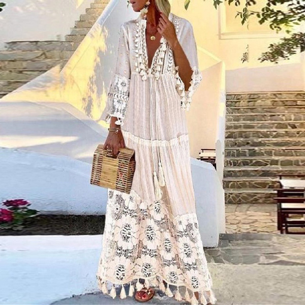 Lace beach elegant long skirt