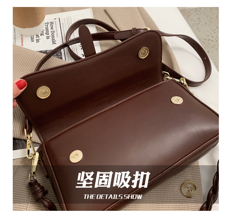 Fashion Pure Color Single Shoulder Bag display picture 3