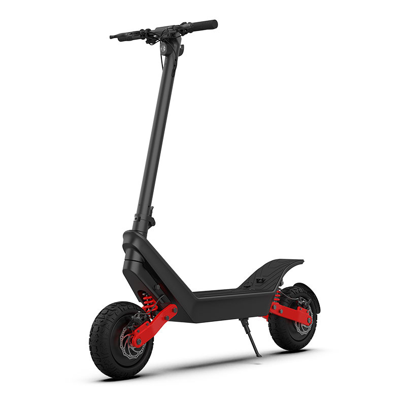 Scooter eléctrico X10 modelo todoterreno de doble tracción, alta potencia 2400W, vehículo eléctrico plegable para adultos para transporte con amortiguación.