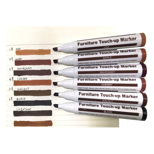 Wood furniture pen crayon furniture repair scratch repair paint marker pen solid wood furniture floor paint touch up pen