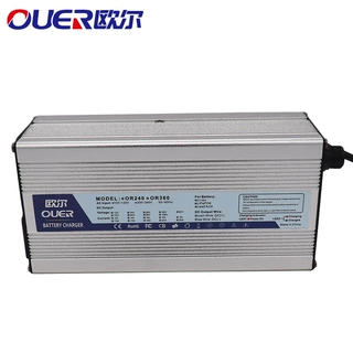 电动摩托滑板车36V锂电池10串专用42V 6A 铝壳快速智能充满自停