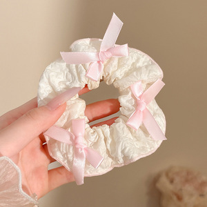 Anillo de cabello perezoso coreano cuerda de cabeza intestino grande niñas de alto nivel de la sensación de cabello de alta elasticidad correa de cabello de cabello super grande