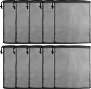 Factory spot polyester beam mesh bag mesh storage bag drawstring mesh packaging bag support printing LOGO