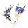 Enamel, adjustable ring, trend accessory suitable for men and women, European style, wholesale