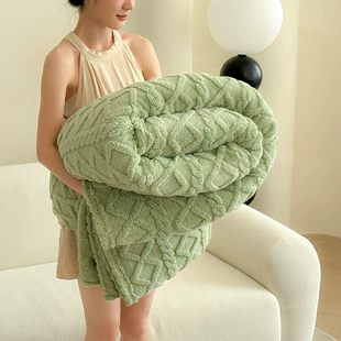Coral Flannel Duvet, Increased Thickness, Plush Double-Layer & Single-Layer, Multiple Sizes