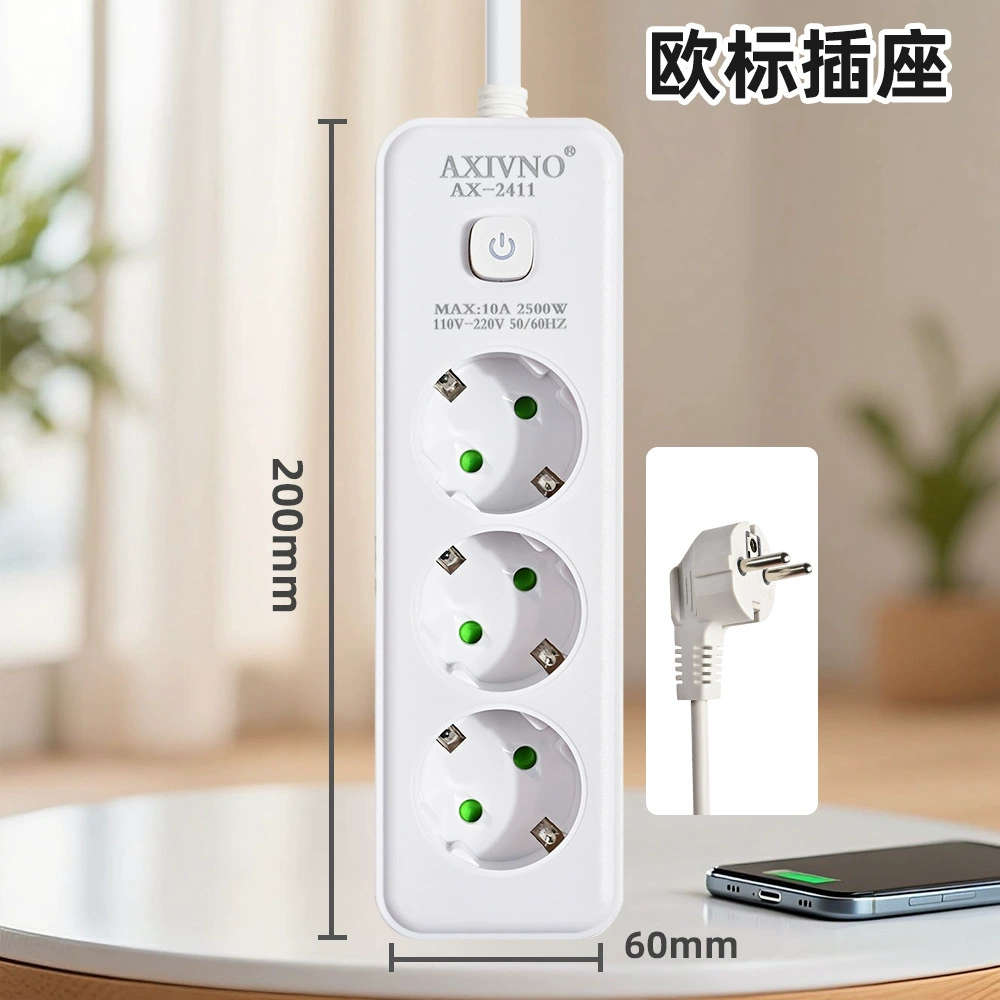 Форен-торговая фабрика многоразрядная USB-подключение цепь бытовая европейский стандарт многофункциональная розетка с удлинителем оптовая продажа