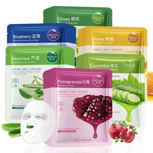 Kang Chan Aloe Vera Hydrating Kelp Moisturizing Sheet Mask for Pore Reduction and Moisture, Manufacturer Wholesale Skincare Product