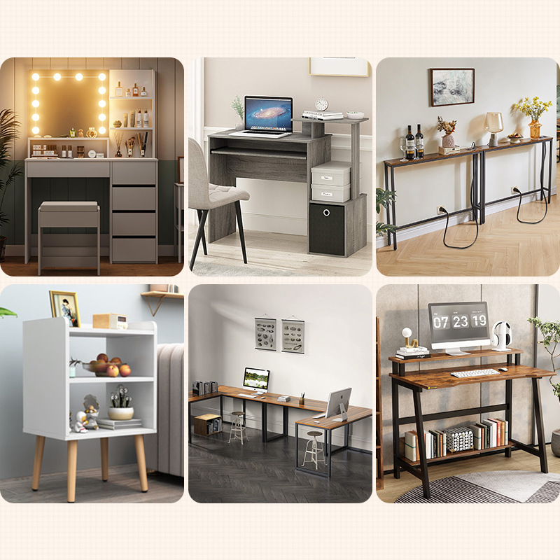 Foreign Trade Custom Home Furniture Office Computer Desk Dresser Bookshelf Bedside Table Shoe Cabinet Shoe Rack Coffee Table Tv Cabinet