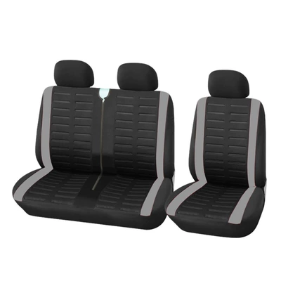 Cross-Border Car Seat Covers, Truck Seat Cushions, Truck Seat Covers, 2+1 Universal Seat Covers for Iveco, Ford, Vauxhall (Universal seat cover) - y37716-gray-21-universal-size