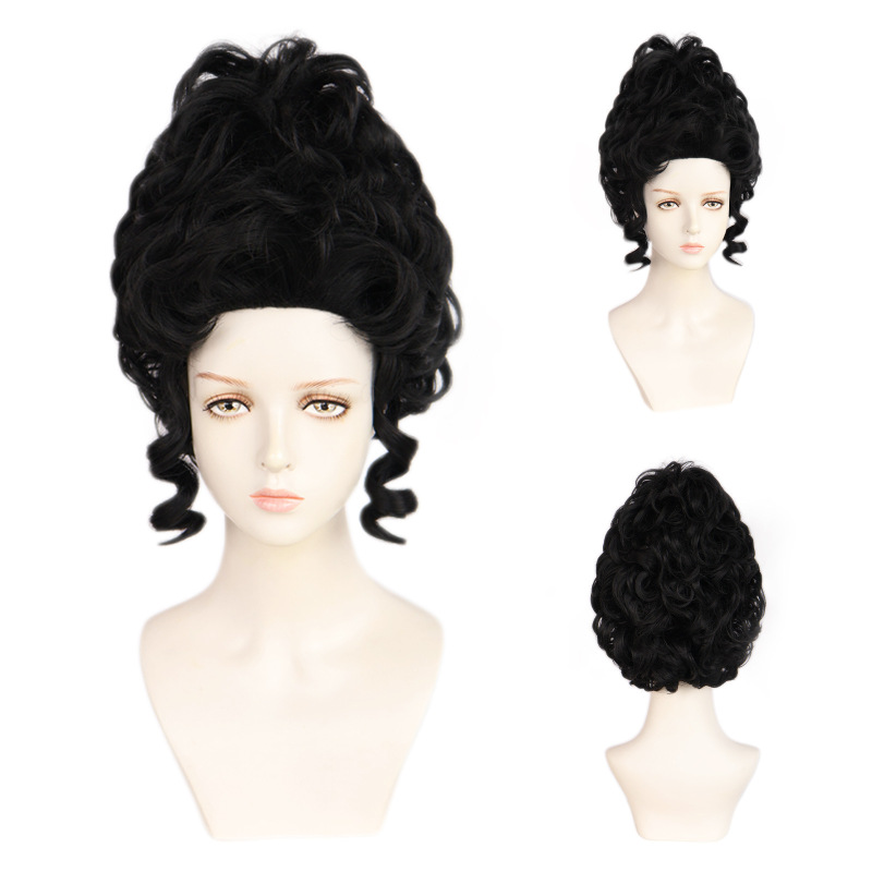 European French-Style Aristocratic Queen Cosplay Wig, Fluffy Natural Wig