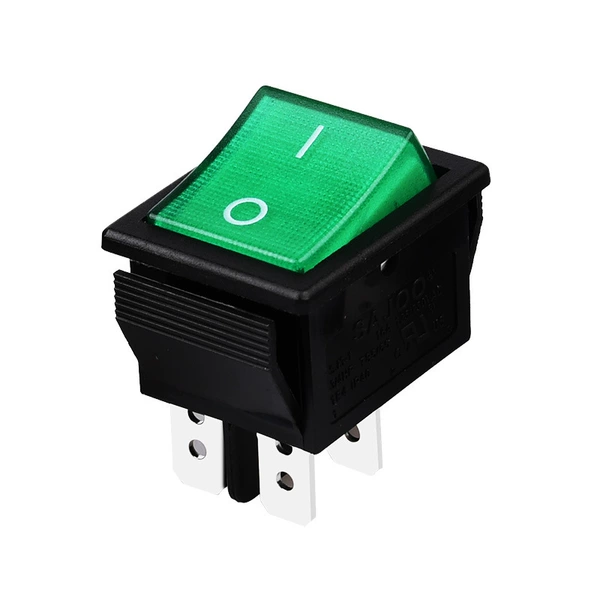 25A four-legged 2-speed with green light (220V)-22*28mm