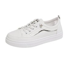 跨境平底小白鞋女2025春夏新款大码学生单鞋小众轻便运动休闲板鞋