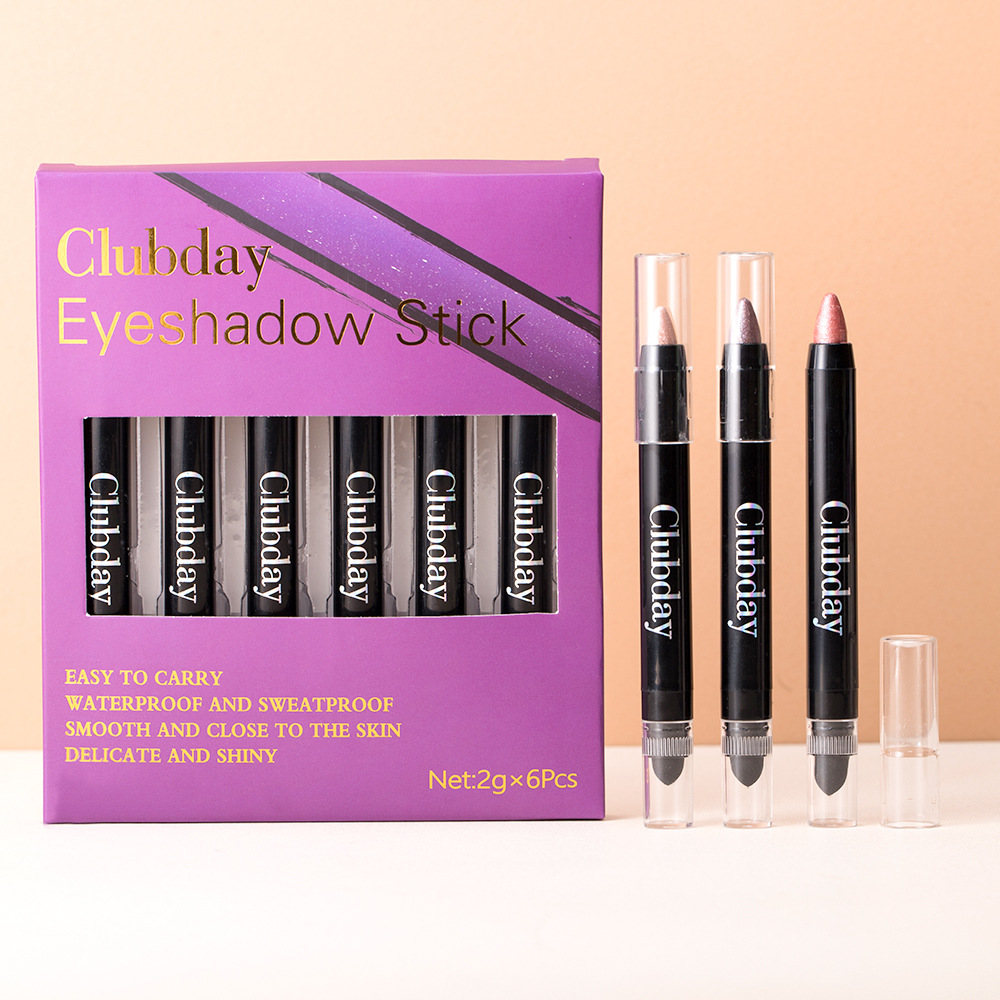 Cross-border bestseller Eye shadow stick, pearlescent eye shadow pen, high-gloss brightening, non-smudging eye makeup set Eye Shadow undefined