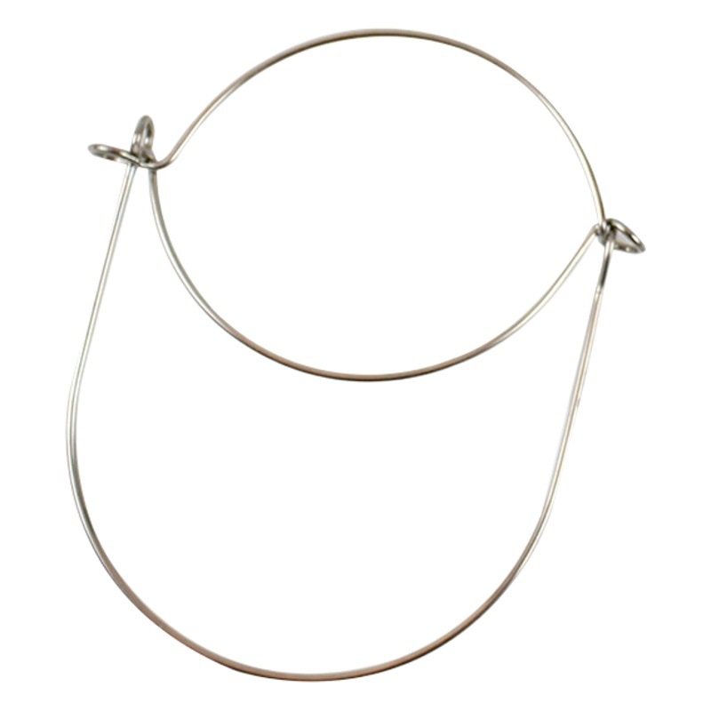 Tarro de almacenamiento de vidrio mango botella de vidrio hebilla de acero inoxidable redondo de hierro galvanizado hojalata mango universal jarrón ancho