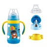 Disney, children's milk warmer stainless steel, glass, cup with glass