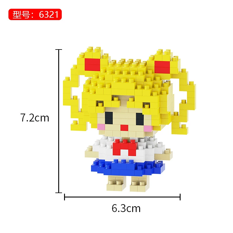 Mini constructor Lego DIY dolls, small buildable figures, assorted characters, 4×8×11 cm