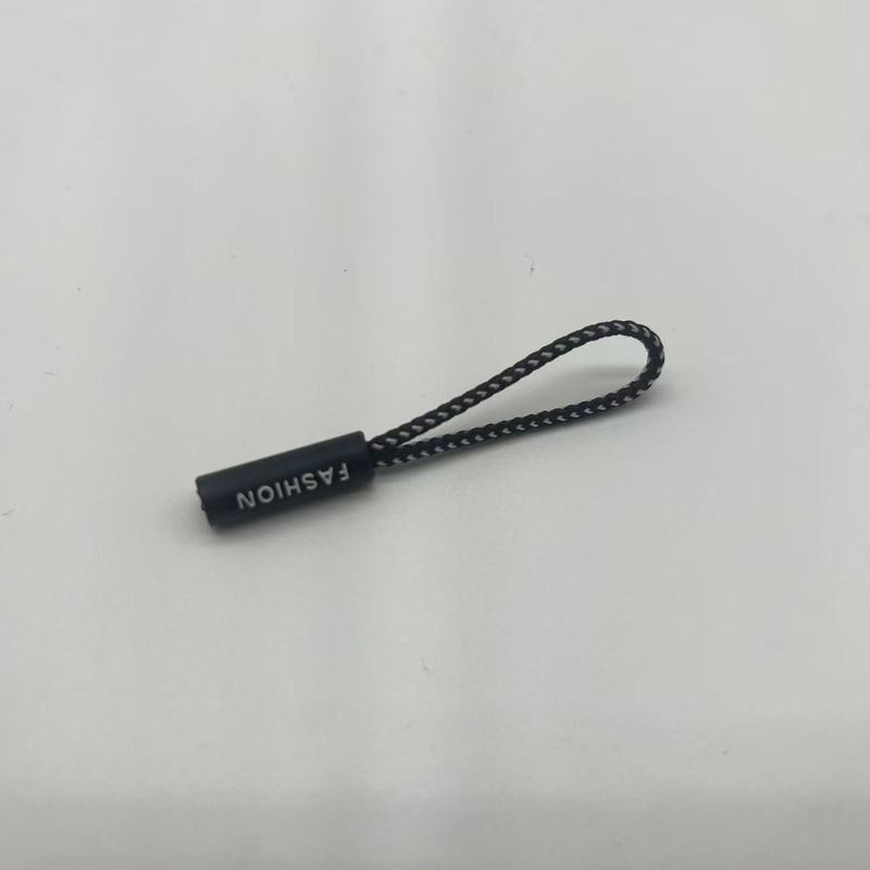 メーカー供給射出成形テールロープカラージッパーヘッドジッパーバックル衣類バッグジッパー耐寒性TPUテールロープ|undefined