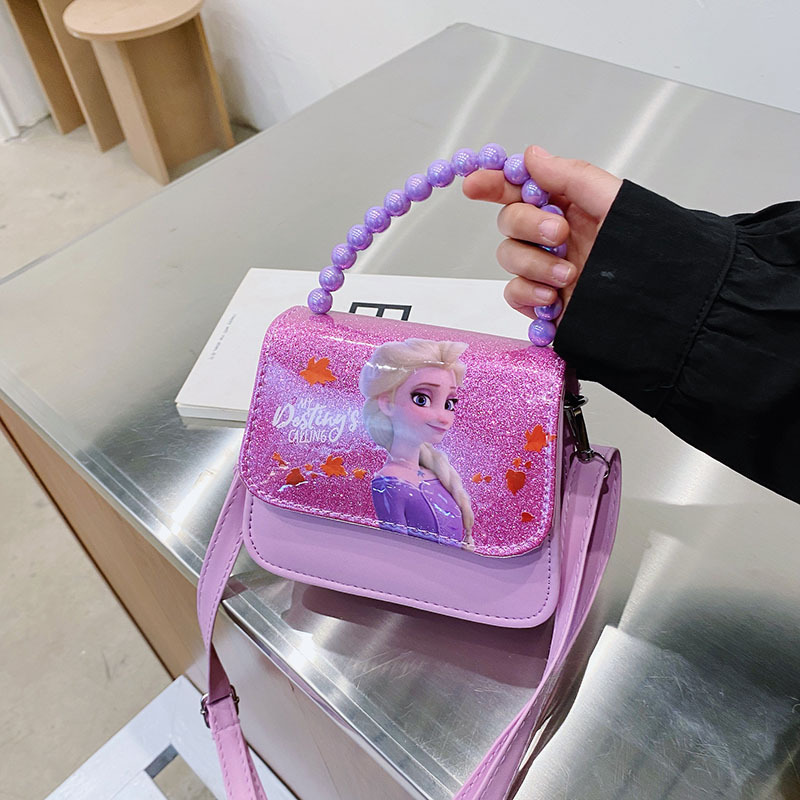 Wholesale 2022 New Beaded Princess Handbag, Cute Cartoon Baby Shoulder Bag, Trendy Children's Bag