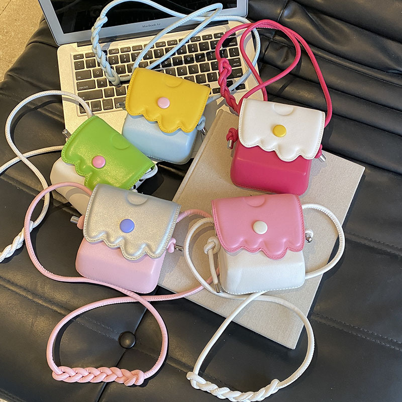 Pequeño helado bolso de hombro para hombres y mujeres, moda, color extranjero, mini bolso de mochila para niños, nuevo tipo de bolso para niños de comercio exterior