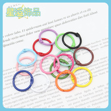 25mm��ɫ����Ͻ���Ȧ��Ȧ�_��Ȧ�M�b耳׿۰���ѝ��ñ���b�