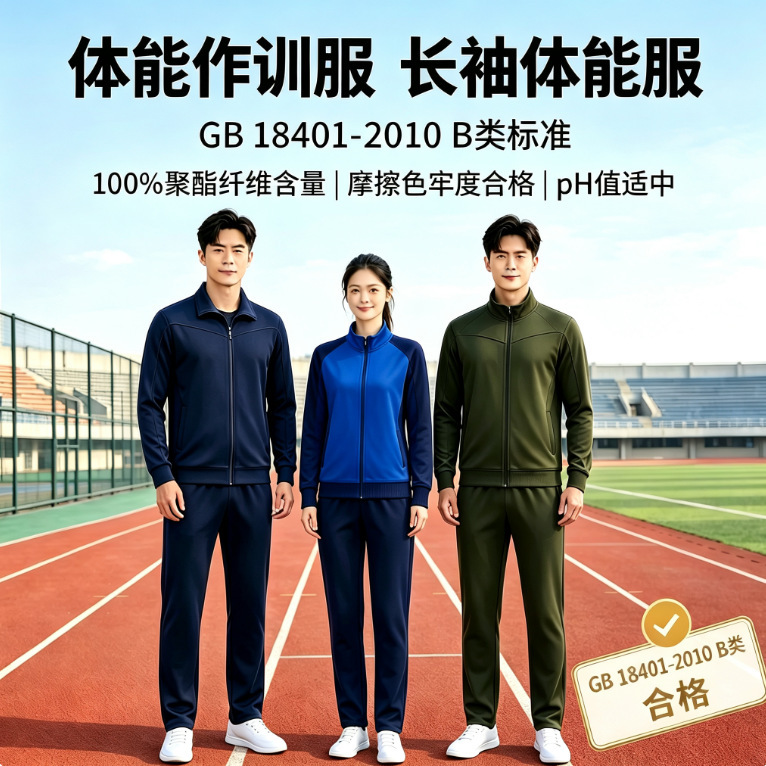 Jihua Zhonggong long-sleeved fitness training suit, spring and autumn sports breathable quick-dry long-sleeved jacket and pants 7-piece set Jihua Zhonggong long-sleeved fitness training suit, spring and autumn sports breathable quick-dry long-sleeved jacket and pants 7-piece set