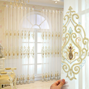 Cross-Border Export to Europe and America, Shopee Simple Modern Window Screens and Curtains, European-Style Living Room, Bedroom, Balcony, Factory Direct Delivery