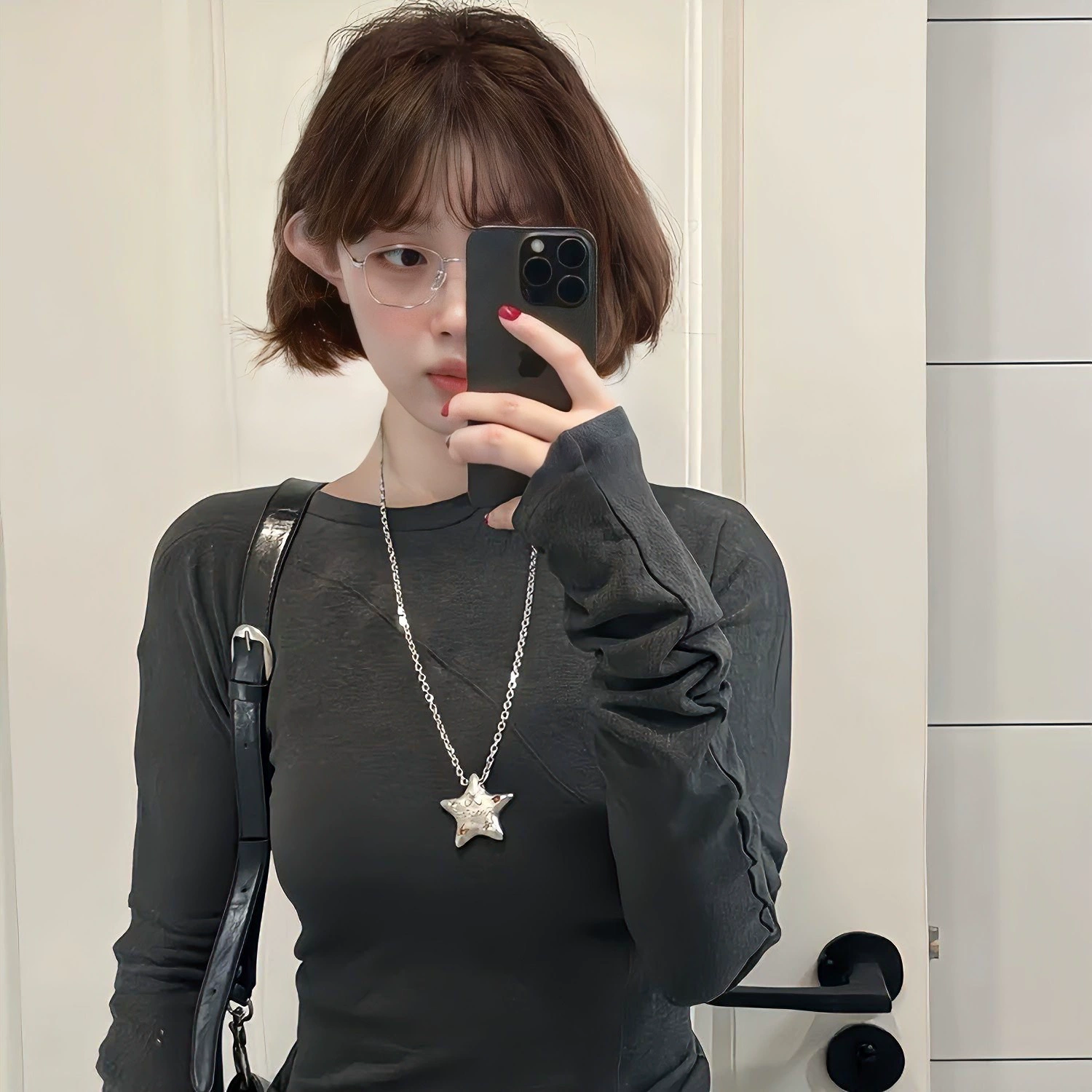 Necklace, long sweatshirt, pendant, universal spring accessory