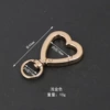 Large love buckle light golden color